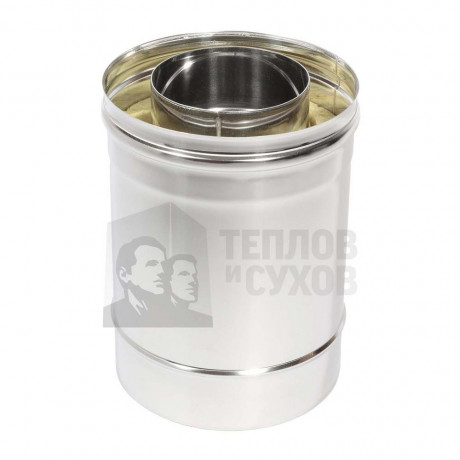 Сэндвич-труба 250 мм 150/210 мм, AISI 430, 0,8/0,5 мм — Теплов и Сухов